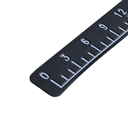 Fish Ruler for Boat 39 Inch EVA Foam Strong Adhesive Backing Stain Resistant Easy to Clean Fishing Measuring Tape Dark Gray White
