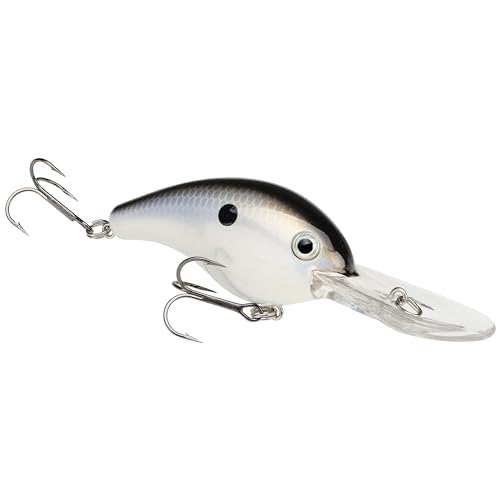 Strike King Strike King Promodel Crankbait S5XD Fishing Lure, 5/8 oz, Unique Curved Bill and Balance - color: Gizzard Shad