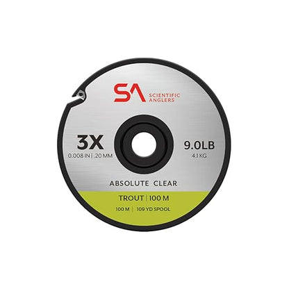 Scientific Anglers Absolute Trout Tippet - size: 3X, style: 100m