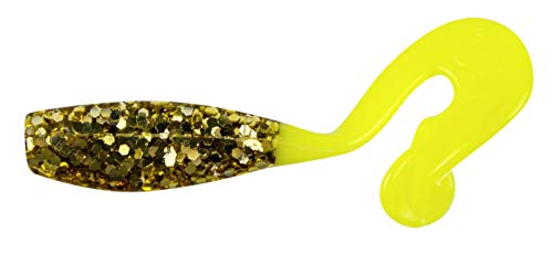 Bobby Garland Stroll'R Soft Plastic Crappie Fishing Lure, 2.5 Inches, Pack of 12 - color: Goldmember