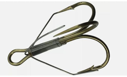 25 Gerry's Tackle 3551W 2X Strength Bronze Weedless Treble Hooks Size 1