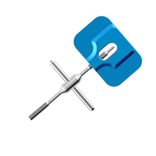 Spool Disassembling Wrench Reel Bearing Pin Remover Wheel Remover Tool Fishing Reel Ball Bearing Maintenance Aluminum Alloy Fishing Tool - color: Remover Blue
