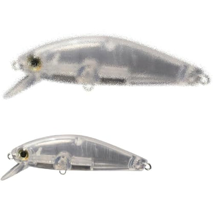 10 Blank Unpainted Minnow Crankbait Topwater Lipless Jerkbait Fishing Lures V5 - color: UPM277P10