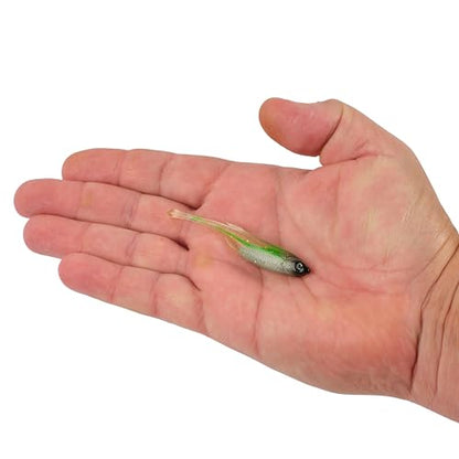Berkley PowerBait Drip Minnow Fishing Soft Bait - color: Green Liner, size: 3"