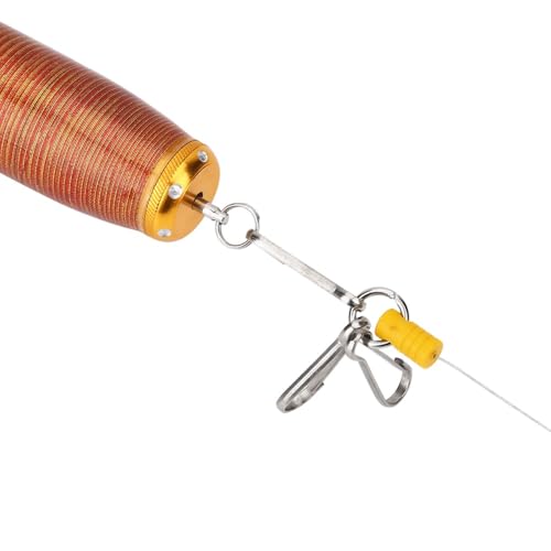 48cm Retractable Fishing Reel Keychain Steel Wire Belt Clip Lock for Fishing Accessories Secure Angler Gear Holder‌