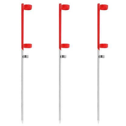 1pcs Heavy-Duty Stainless Steel Rod Holder with Ground Spike - for Surf Fishing, Rock Fishing, and Long Cast Rod Support