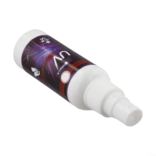 Fishing Attractant Scent Spray 50ml UV Liquid with Fluorescent Effect for Soft Bait and Live Bait in Saltwater or Freshwater Targeting Squid Shrimp Saury Loach