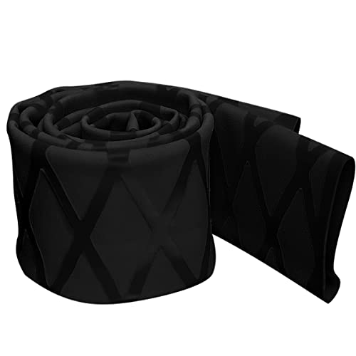 30 mm 35mm 40mm X-Tube Heat Shrink Sleeve Wrap Tubing for Fishing Rod Grips with Non Slip Waterproof and Insulation Lengths Durable Repair 39Inch(1M) - color: 40mm black