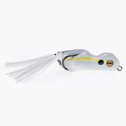 Scum Frog Trophy Series Topwater Bass Fishing Hollow Body Frog Lure with Weedless Hooks - color: Shameless Shad, size: 5/8 Ounce