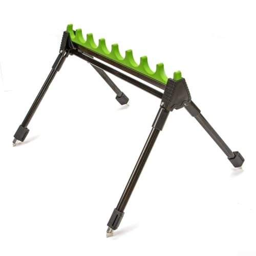 Adjustable Outdoor Fishing Rod Holder, Telescopic Fishing Pole Holder Bracket Spike Fishing Pole Rack for Bank Fishing Ground Sand