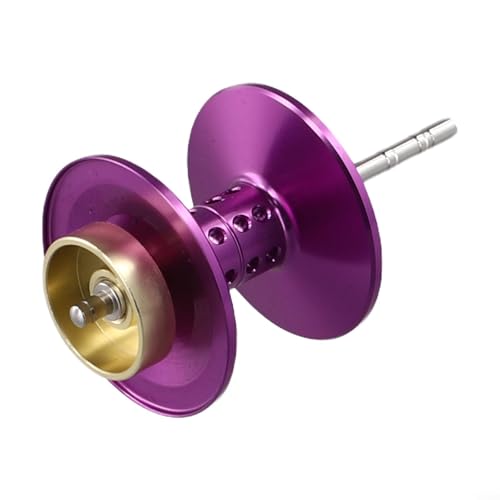 Baitcasting Reel Spool Replacement, Metal Line Cup Assembly, Fishing Reel Part for Tatula CS Salamandura 150, Black Gold Red Purple - color: purple