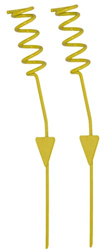 RITE-HITE Bank Fishing Spiral Rod-Holder 2 Pack or 3 Pack - Holds Your Fishing Rod & Reel at The Optimum Angle, Great for Fishing on Lakes and Streams