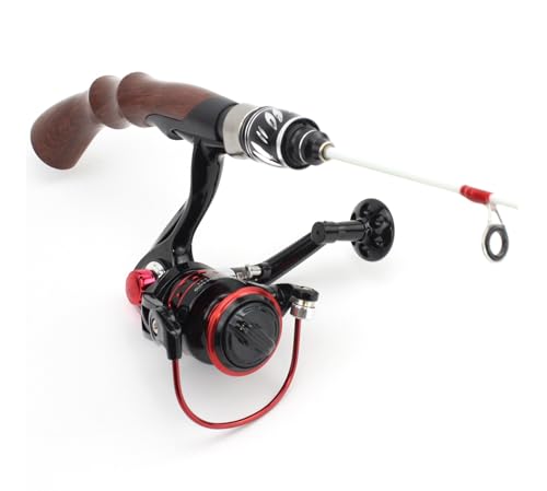 62cm Ice Fishing Rod Lightweight Travel Fishing Rod Practical Fishing Gear Fishing - size: 62cm Rod