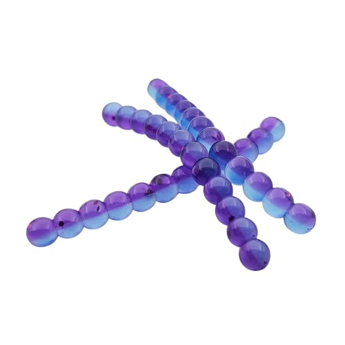 Fishing Scented Soft Plastic Beads Artificial Salmon Egg Bait Packs for Trout, Steelhead and Salmon (Spawn Roe Fishing Tackle) - color: Blue Berry, size: .250"/6mm-36 Eggs per pack