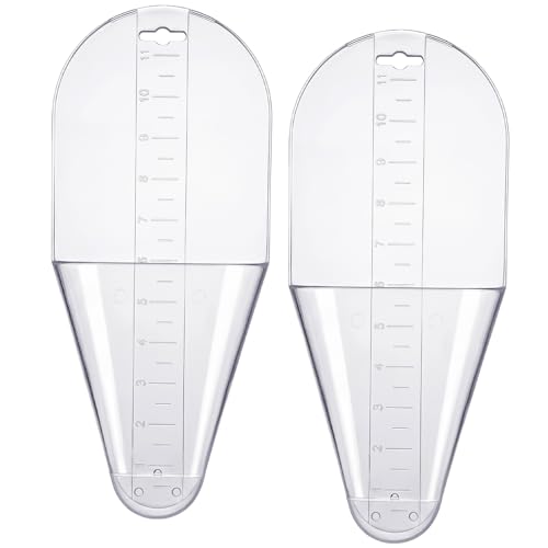 2 Pack Crappie Fish Measurers - 12-inch Capacity Crappie Fishing Measuring Tool, Quick Alternative to Fishing Tape