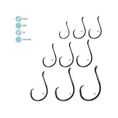 Gamakatsu Octopus Circle Inline Point - size: 4/0
