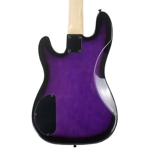 Sawtooth EP Series Electric Bass Guitar, Trans Purple - color: Trans Purple, style: Right Hand