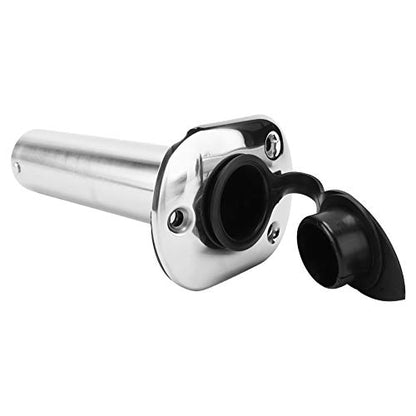 YaeMarine 4Pcs Stainless Steel Rod Holders with Rubber Cap, Liner, Gasket - style: 90 Degree