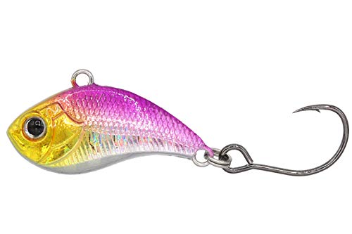 Eurotackle Z-Viber Original - Ultra Light and Ice Fishing Lure - Lipless Crankbait - 1/16oz Rattle Bait (1") - color: Purple Joker (UV)