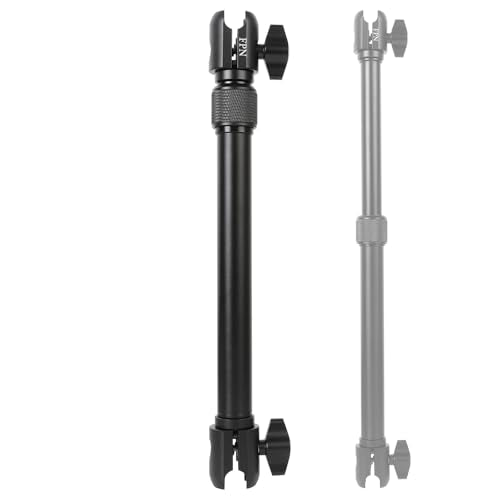 All-Aluminum Extension Double Socket Arm, Adjustable Telescopic Mounting Arm 11.5 to 17 Inch, Compatible with RAM B Size Mounts and Other Industry Standard 1" / 25mm Ball Components - size: 11.5 to 17"