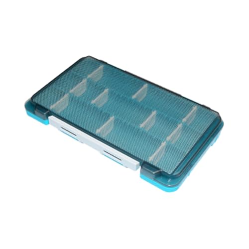 Waterproof Fishing Tackle Box Fish Hook Storage Trags Organizers Box Transparent - color: Blue