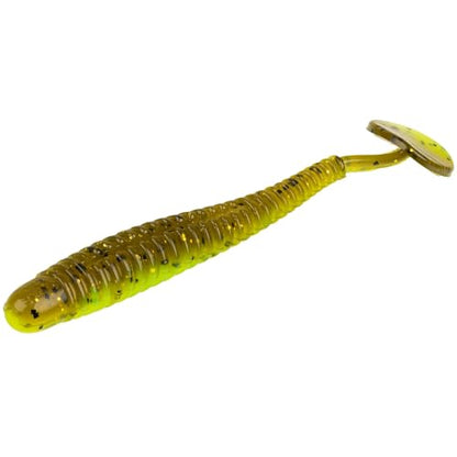 Strike King Rage Slim Swimmer Fishing Lure, Soft Plastic Swimbait, 4-Inches, 8-Pack - color: Guacamole