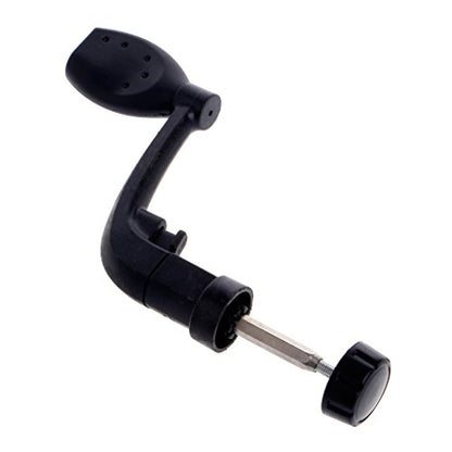 Black Fishing Spinning Reel Handle Grip Replacement, Plastic Fishing Reel Power Handle Crank Arm Spinning Reels Folding Rotary Knob Repair Parts，Reels and Accessories，Reel Replacement Parts