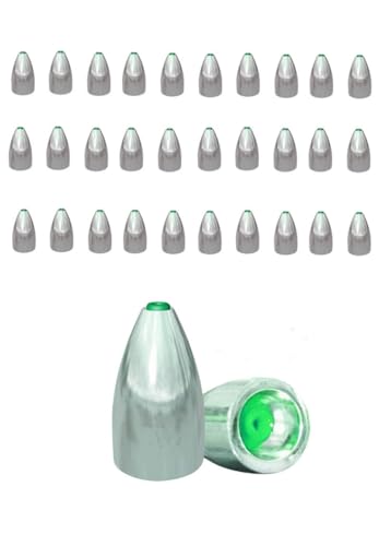 TOASIS Fishing Steel Weights Rubber-core Tube Sinkers - style: 3.5g/0.12_oz-30pcs