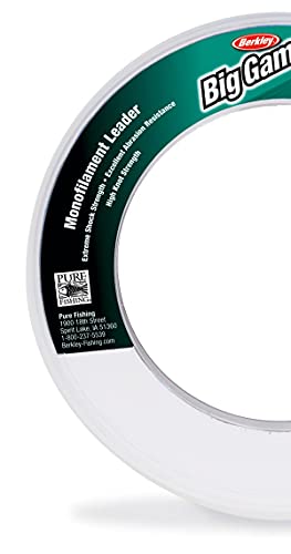 Berkley Trilene Big Game Monofilament Fishing Line - color: Clear Mono Leader, size: 55yd, style: 40lb Test