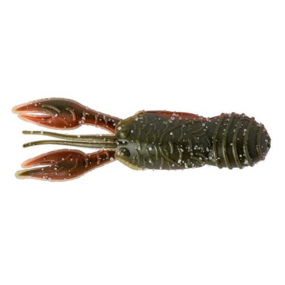 Great Lakes Finesse Juvy Craw - color: Green Pumpkin Orange