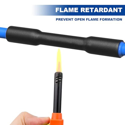 1/2" Heat Shrink Tubing, 32.8 Feet Roll Industry Marine Grade 3:1 Shrink Ratio Shrink tubing, Adhesive Lined Heat Shrink Tube, 1/2 Waterproof Shrink Tube for Wires Home Marine Automotive-Black - size: 1/2" -32.8 Feet