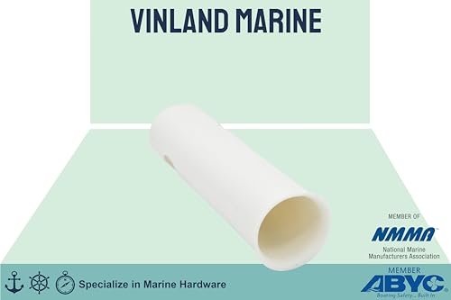 Vinland Marine Flared Fishing Rod Holder Insert Sleeves, Fishing Rod Holder Liner for Aluminum Rod Holder, for T Top Rod Holder, for clamp on Rod Holders for Boat
