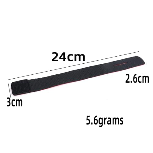 6PCS/12PCS Elastic Fishing Rod Straps Durable Portable Fits for Sea Pole Hand Pole Throwing Pole, Universal Fishing Pole Wrap Band Adjustable Fishing Rod Holder Belts - color: Red(6PCS)