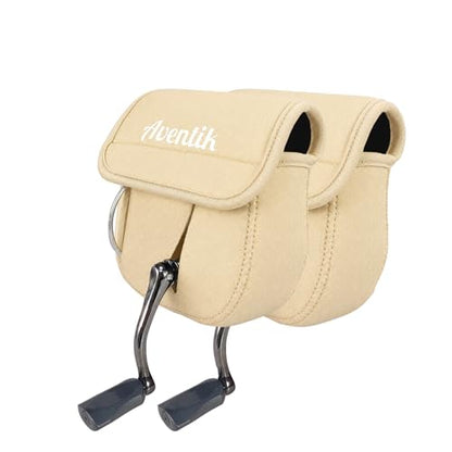 Aventik Neoprene Spinning Reel Cover Bag Pouch Fishing Reel Protective Case Reel Sleeve Glove Fits 200 500 1000 2000 3000 4000 5000 6000 Series Spinning Reels (2 PACK, M(3000-6000)) - style: 2 Pack, M(3000-6000)