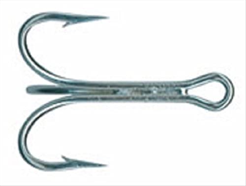Mustad Treble Hook, O'Shaughnessy - color: Durasteel, size: 4
