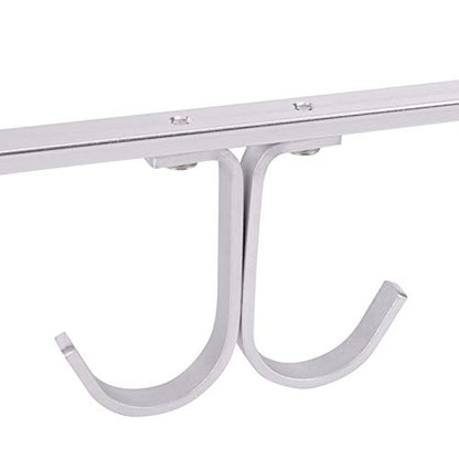 Fishing Rod Ceiling Rack Aluminum Alloy 8-Rod Fishing Pole Holder Organizer Storage for Garage & Cabin & Basement