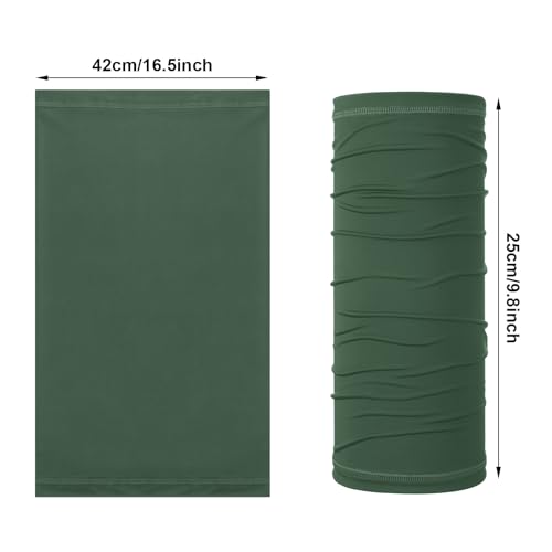 Geyoga Summer UV Protection Cooling Neck Gaiter | Sunscreen Breathable Face Scarf Bandana Mask Neck Gaiter for Outdoor Fishing Hiking Camping - color: Neutrals