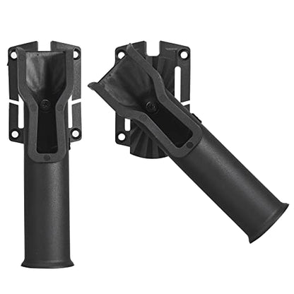 Adjustable Fishing Belt Rod Holder - 24 Angle Universal Holster for 2" Wading Belts Clip/Bags - Secure & Versatile Fly, Wade Fishing Pole Accessory - color: Rod Holder Only