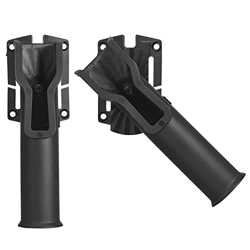 Adjustable Fishing Belt Rod Holder - 24 Angle Universal Holster for 2" Wading Belts Clip/Bags - Secure & Versatile Fly, Wade Fishing Pole Accessory - color: Rod Holder Only