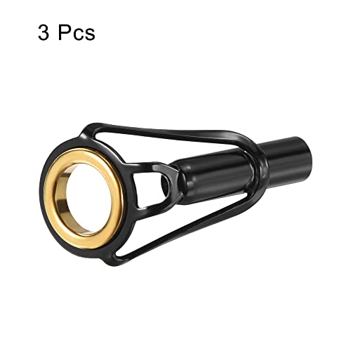 PATIKIL Fishing Rod Tips Repair Kit Stainless Steel Ring Guide for Saltwater Freshwater Fishing - size: 4.2mm