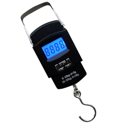 INOOMP Portable Handheld Fishing Scale Digital Luggage Weight Scale High-Precision Small Electronic for Travel Home Use with LCD Display