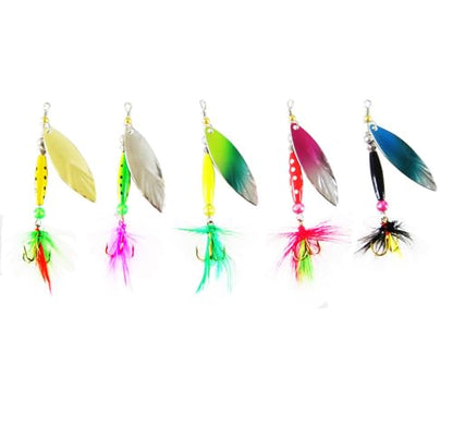 Pack of 25 Fishing Lure Making Supplies Material Spinner Body Kit Sinker Fishing Weight 1/8oz