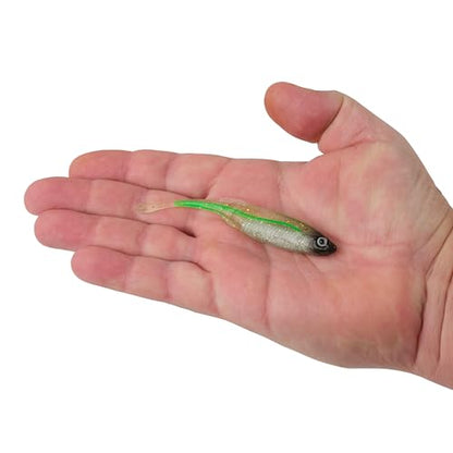 Berkley PowerBait Drip Minnow Fishing Soft Bait - color: Green Liner, size: 4"