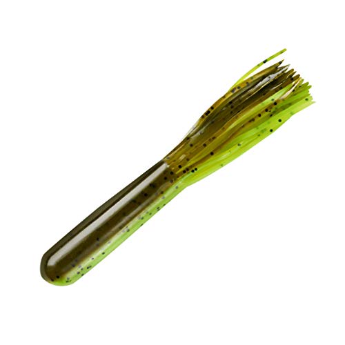 YUM Tube Soft Plastic Bass Fishing Lure - Designed Specifically for Bass, 4 Inch Length, 6 per Pack - color: Ultimate Craw