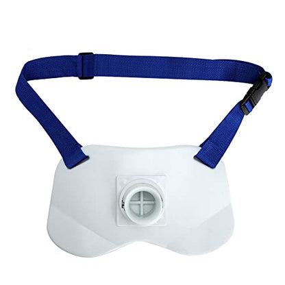 PELLOR 360°Adjustable Padded Fishing Fighting Belt Offshore Tackle Boat Fishing Rod Holder - color: White