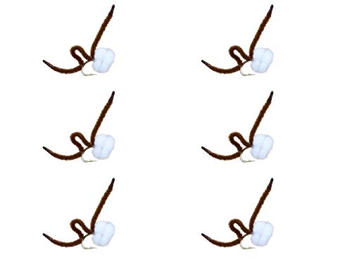 Wild Water Fly Fishing Egg Flies, Size 12, Qty. 6, for Trout, Steelhead, and Salmon - color: Brown Eggi Juan - Size 12 - 6 Pack