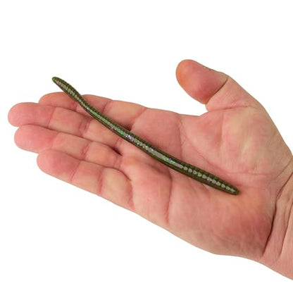 Berkley PowerBait Bottom Hopper Fishing Soft Bait - color: Green Pumpkin Candy, size: 6 1/4"