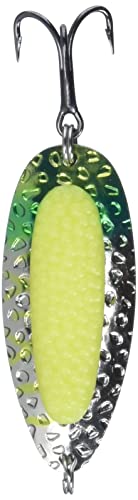 Blue Fox Pixiee Spoon, 1/2-Ounce, Fluorescent Chartreuse UV