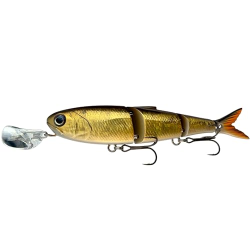 Headbanger Spitfire Topwater Fishing Lure (4-1/2" & 6-1/2") - color: Golden Shiner, size: 4-1/2"