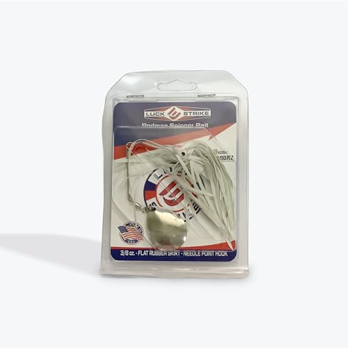 Redman Spinner Bait by Jimmy Houston, 3/8 Ounce Colorado Spinnerbait - color: White